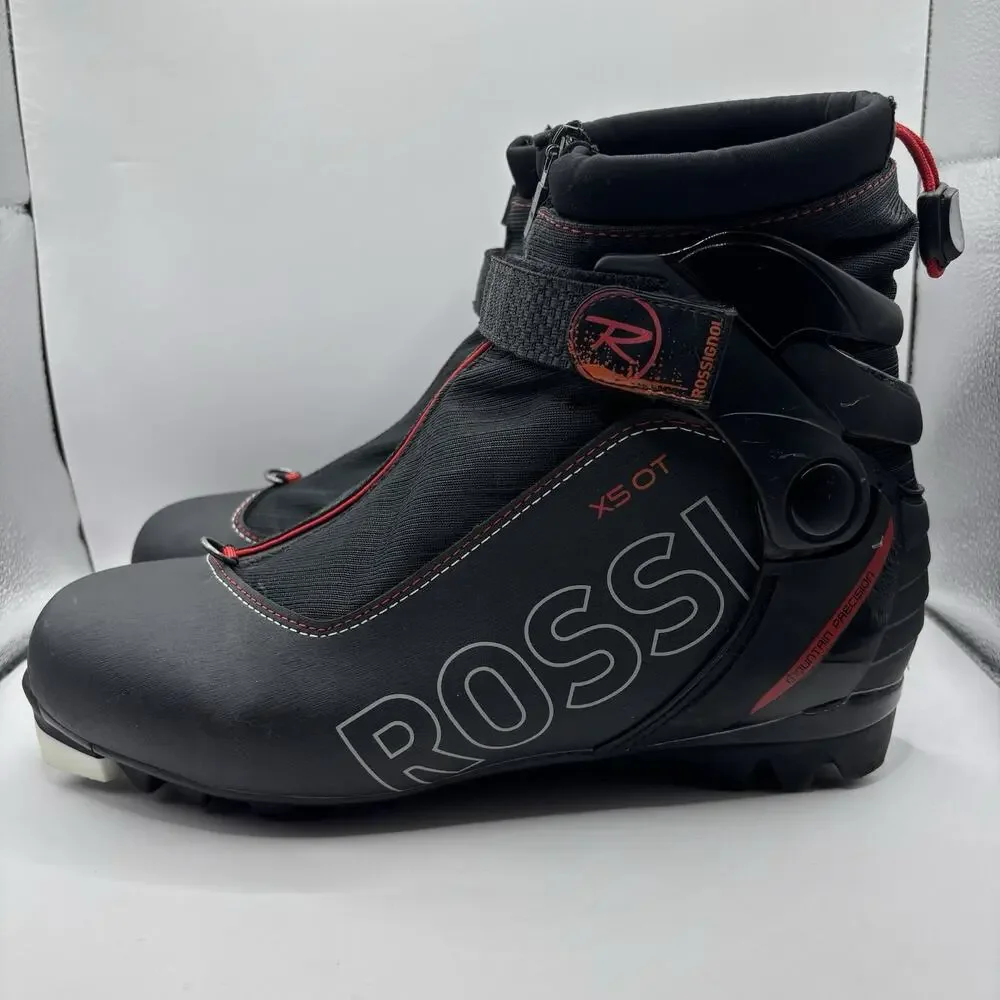 Rossignol X5 OT Cross Country Ski Boots Size 43 Black NNN Nordic Touring Mens 10
